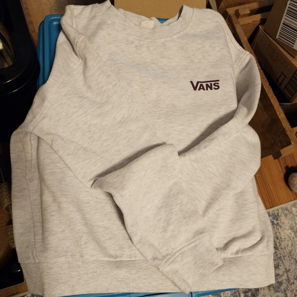 Vans boxy crew neck pullover women's sweatshirt